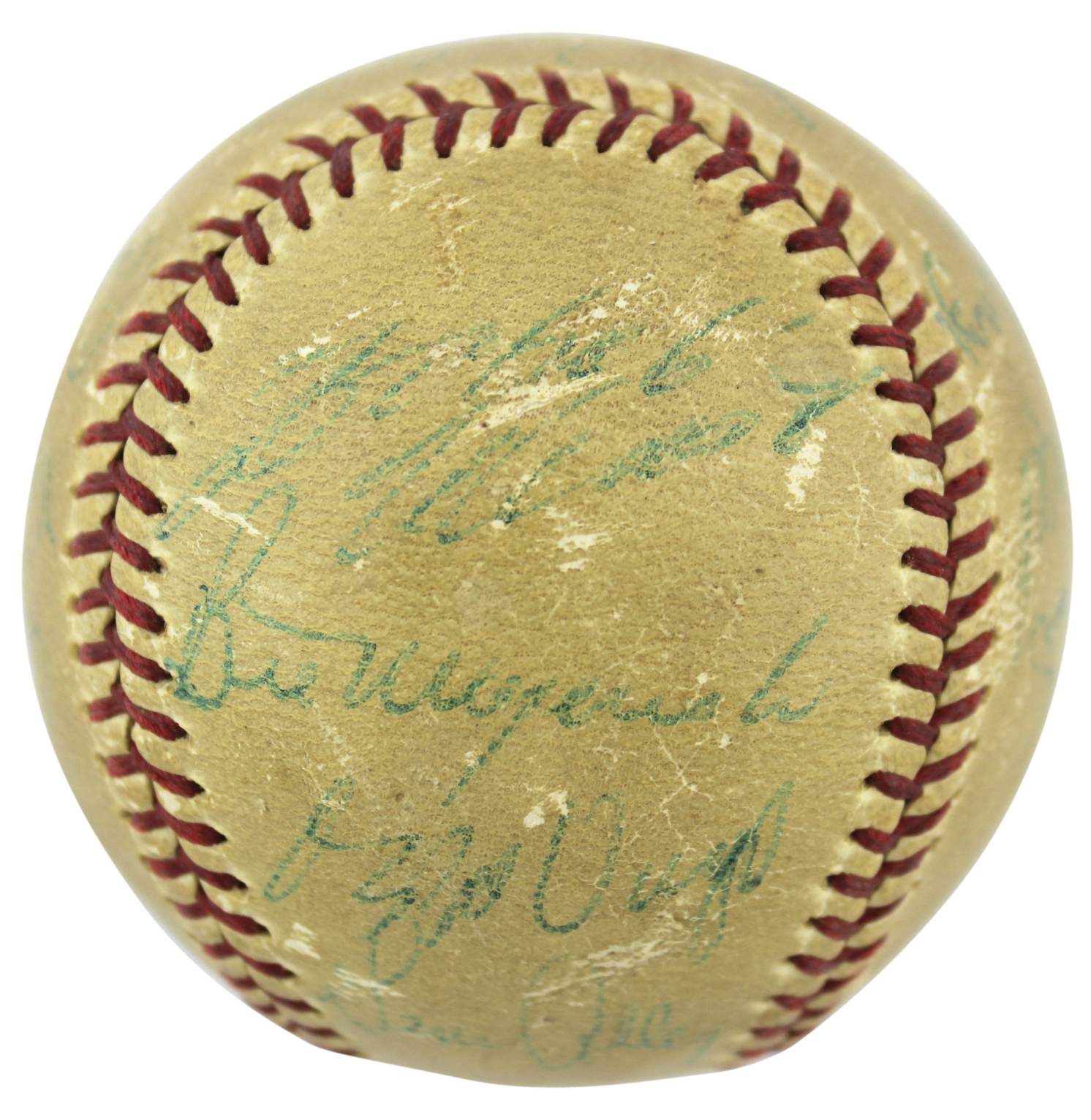 1965 Pirates Baseball Signed by (17) with Roberto Clemente, Willie Stargell, Bill Mazeroski, Vern Law (Beckett LOA) (See Description) at PristineAuction.com 1965 Pirates Baseball Signed by (17) with Roberto Clemente, Willie Stargell, Bill Mazeroski, Vern Law (Beckett LOA) (See Description) at PristineAuction.com