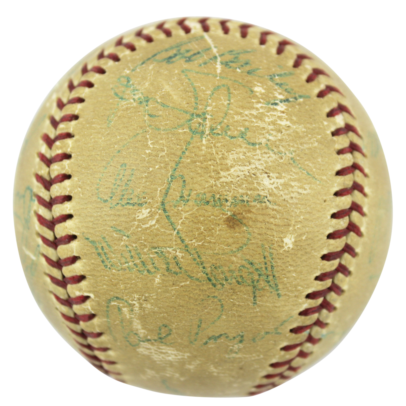 1965 Pirates Baseball Signed by (17) with Roberto Clemente, Willie Stargell, Bill Mazeroski, Vern Law (Beckett LOA) (See Description) at PristineAuction.com 1965 Pirates Baseball Signed by (17) with Roberto Clemente, Willie Stargell, Bill Mazeroski, Vern Law (Beckett LOA) (See Description) at PristineAuction.com