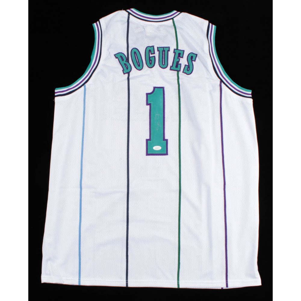 Muggsy Bogues Signed Jersey (JSA COA) Pristine Auction