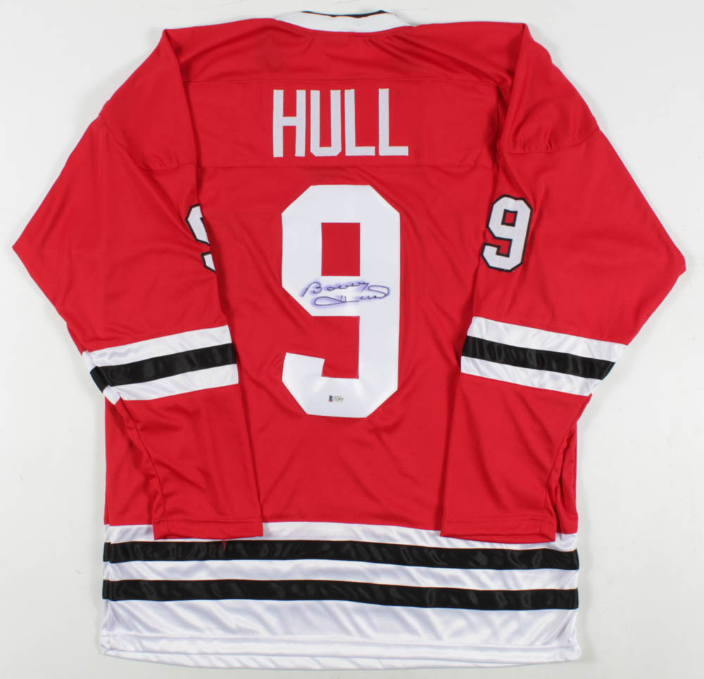 Bobby Hull Signed Jersey (Beckett COA) at PristineAuction.com Bobby Hull Signed Jersey (Beckett COA) at PristineAuction.com