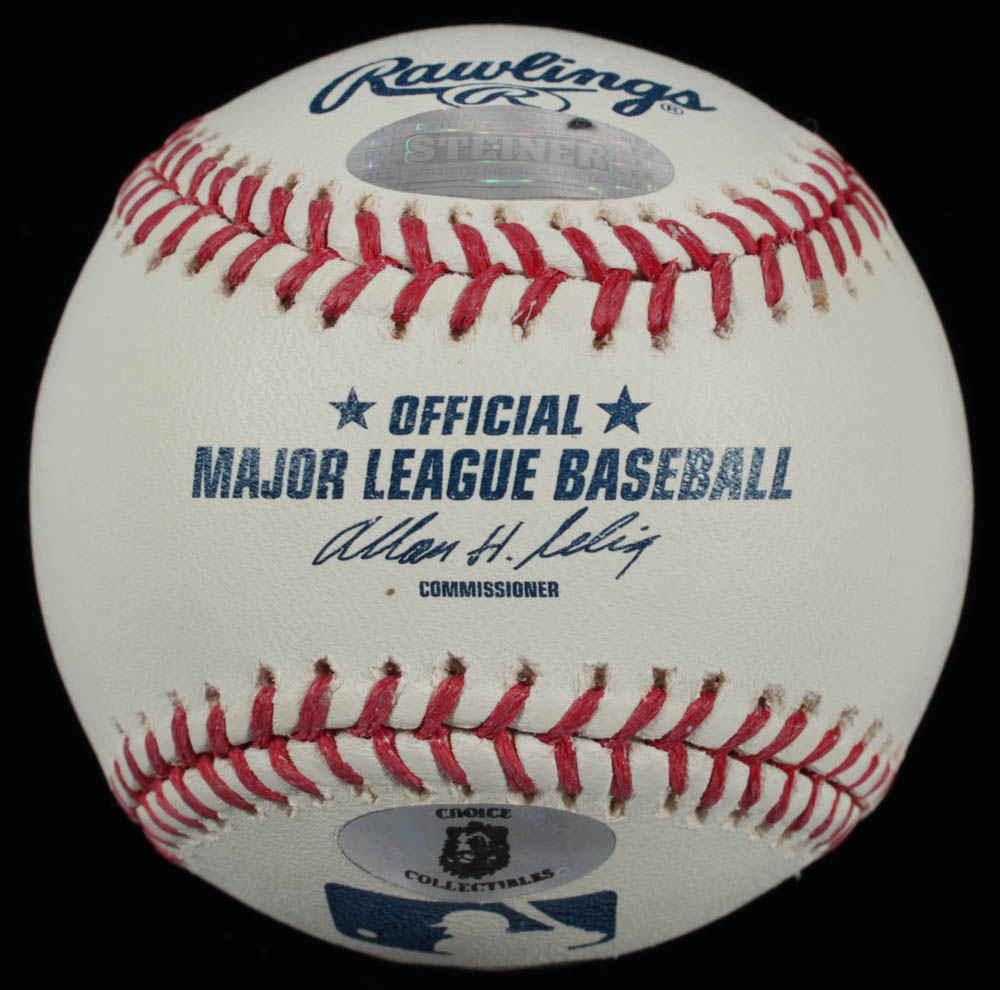 Barry Larkin Signed OML Baseball Inscribed "HOF 2012" (Steiner COA & MLB Hologram) at PristineAuction.com Barry Larkin Signed OML Baseball Inscribed "HOF 2012" (Steiner COA & MLB Hologram) at PristineAuction.com