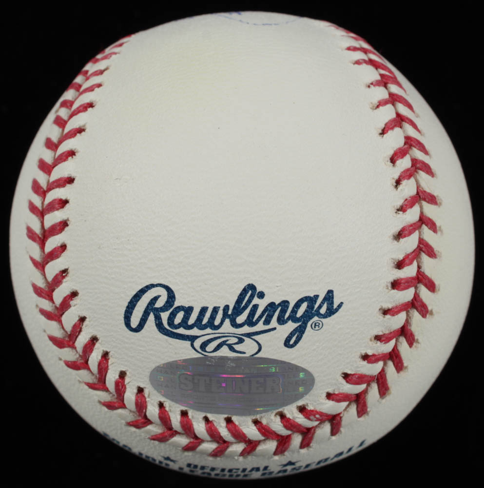 Barry Larkin Signed OML Baseball Inscribed "HOF 2012" (Steiner COA & MLB Hologram) at PristineAuction.com Barry Larkin Signed OML Baseball Inscribed "HOF 2012" (Steiner COA & MLB Hologram) at PristineAuction.com