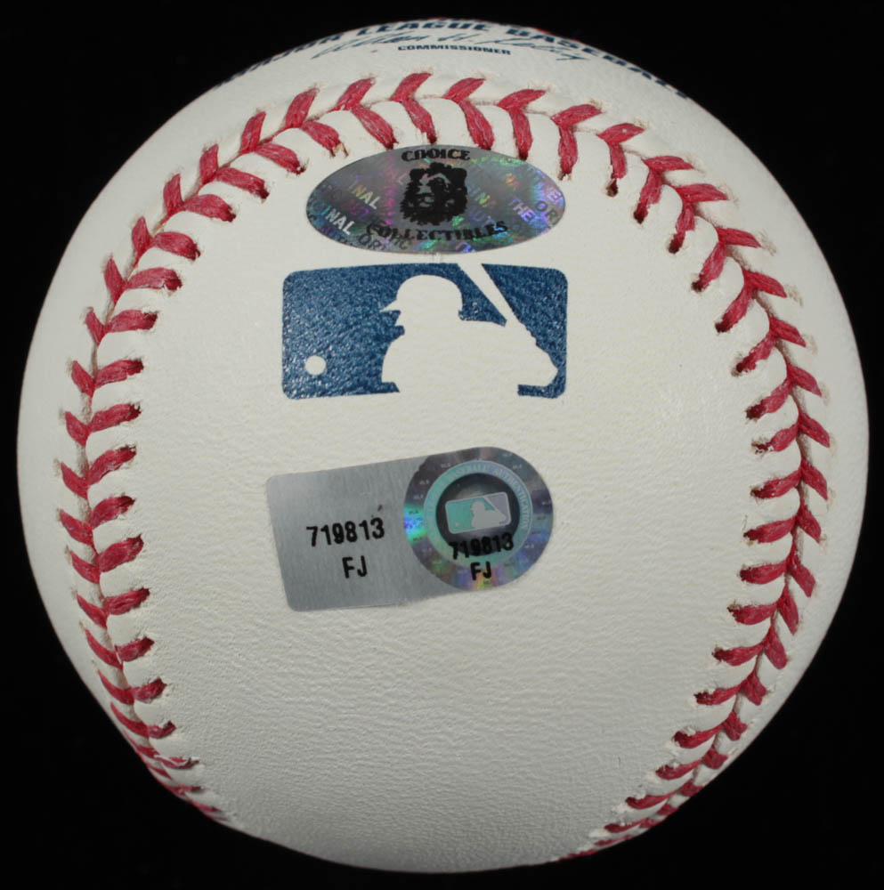 Barry Larkin Signed OML Baseball Inscribed "HOF 2012" (Steiner COA & MLB Hologram) at PristineAuction.com Barry Larkin Signed OML Baseball Inscribed "HOF 2012" (Steiner COA & MLB Hologram) at PristineAuction.com