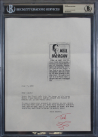 Dr. Seuss Signed Letter (BGS) at PristineAuction.com