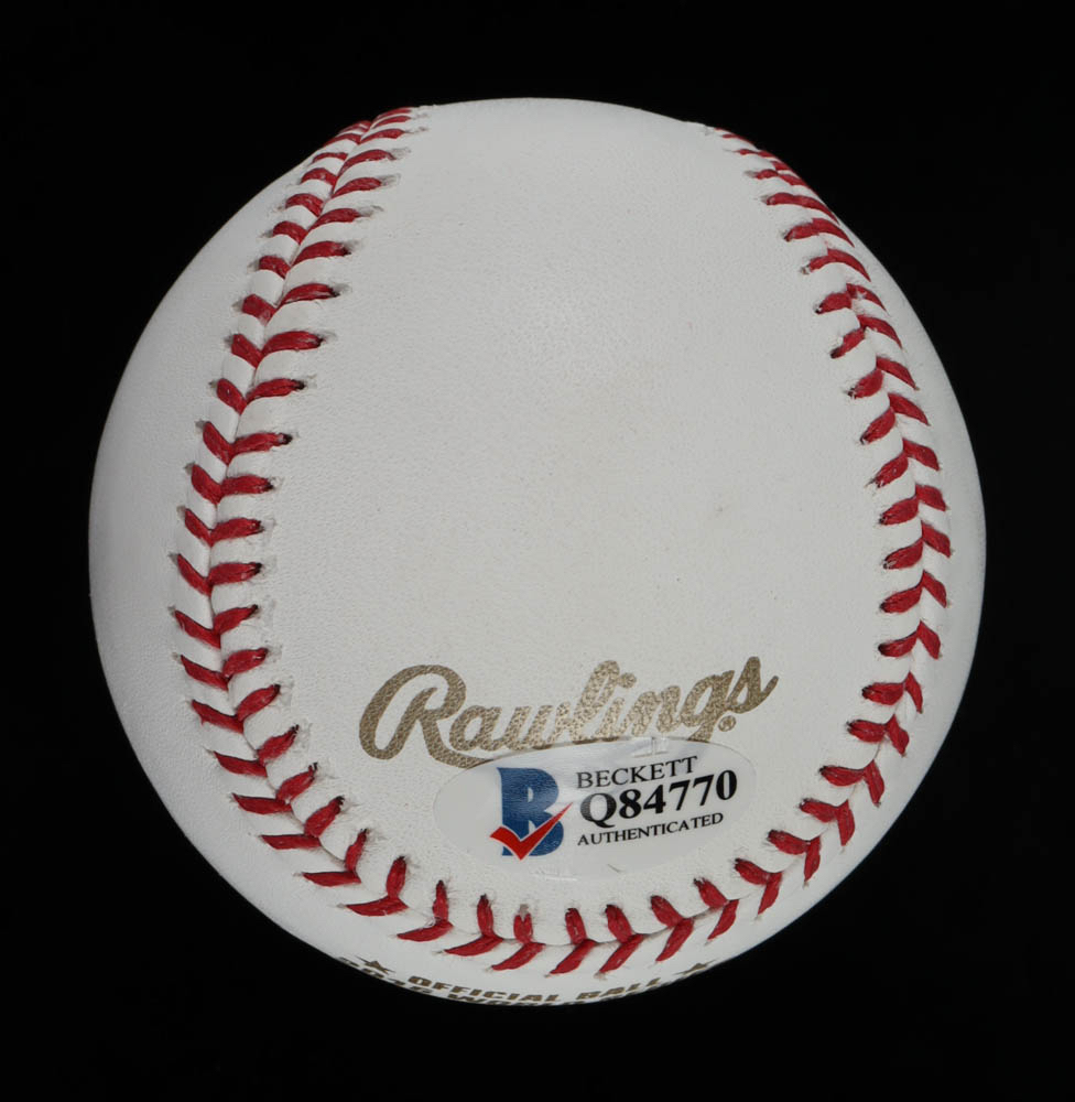 Kyle Schwarber Signed 2016 World Series Baseball Inscribed "16 WS Champs" (Beckett COA) at PristineAuction.com Kyle Schwarber Signed 2016 World Series Baseball Inscribed "16 WS Champs" (Beckett COA) at PristineAuction.com