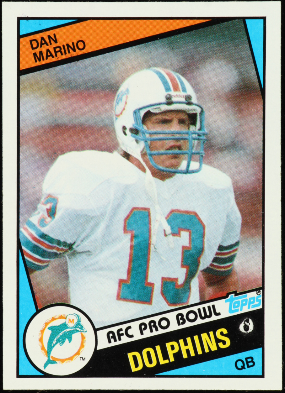 Dan Marino 1984 Topps #123 Pro Bowl RC at PristineAuction.com Dan Marino 1984 Topps #123 Pro Bowl RC at PristineAuction.com