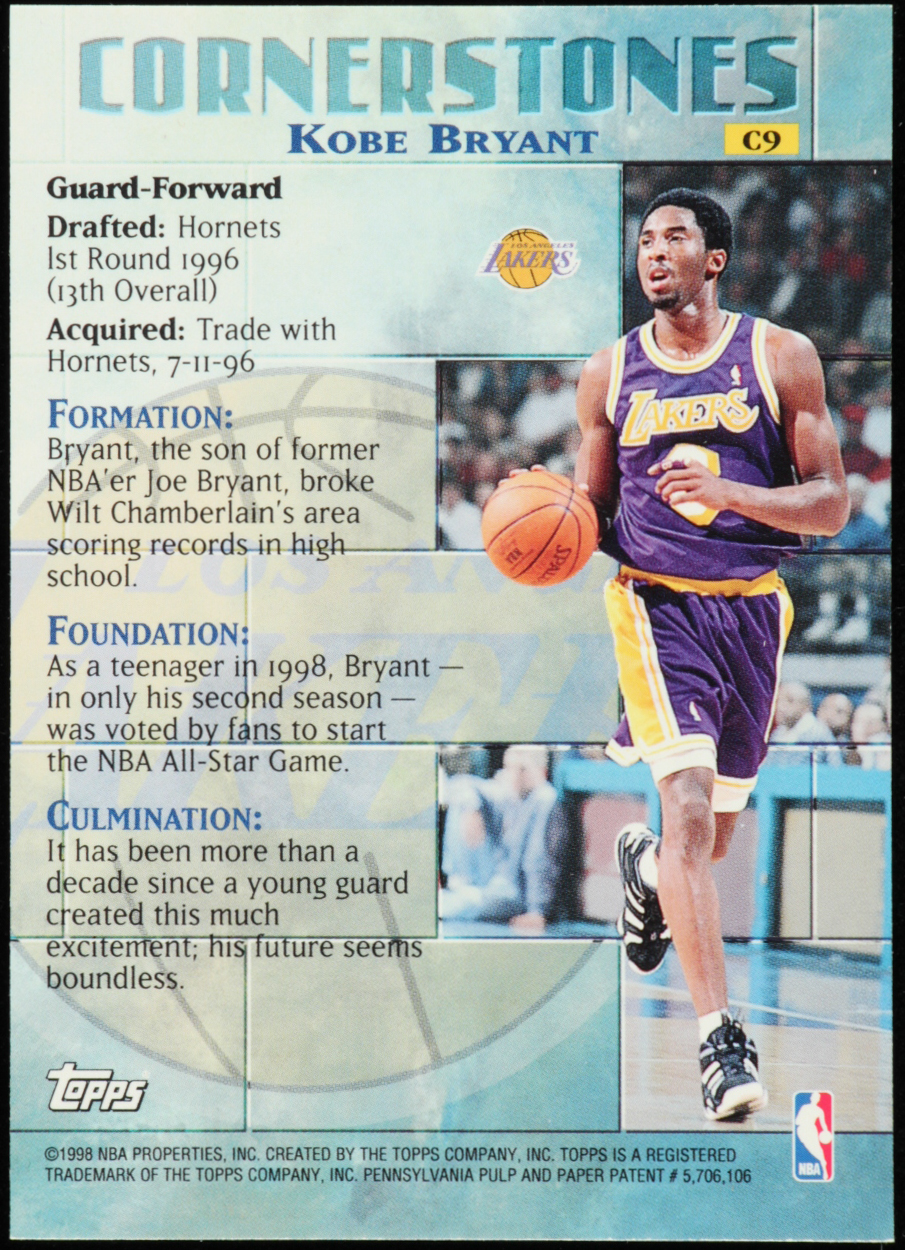 Kobe Bryant 1998-99 Topps Cornerstones #C9 | Pristine Auction