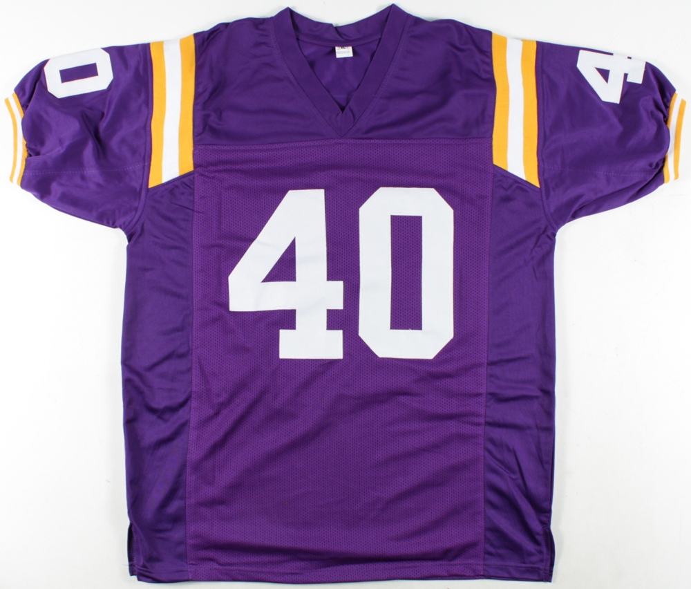 Devin White Signed Jersey Inscribed "Geaux Tigers" (Beckett COA) at PristineAuction.com Devin White Signed Jersey Inscribed "Geaux Tigers" (Beckett COA) at PristineAuction.com