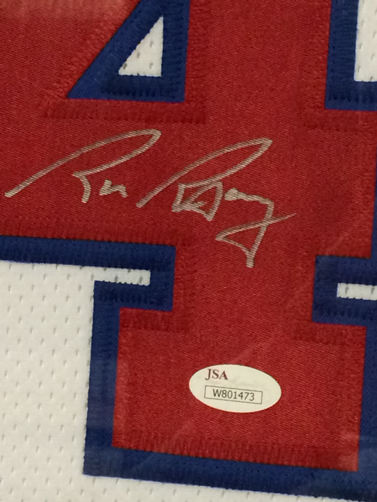 Rick Barry Signed 34x42 Custom Framed Jersey (JSA COA) at PristineAuction.com Rick Barry Signed 34x42 Custom Framed Jersey (JSA COA) at PristineAuction.com