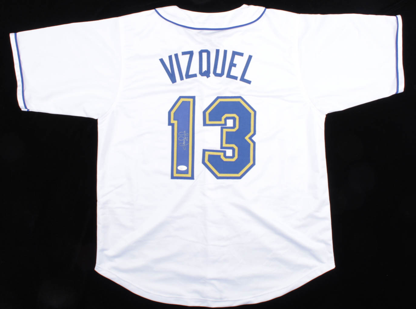 Omar Vizquel Signed Jersey (JSA COA) at PristineAuction.com Omar Vizquel Signed Jersey (JSA COA) at PristineAuction.com