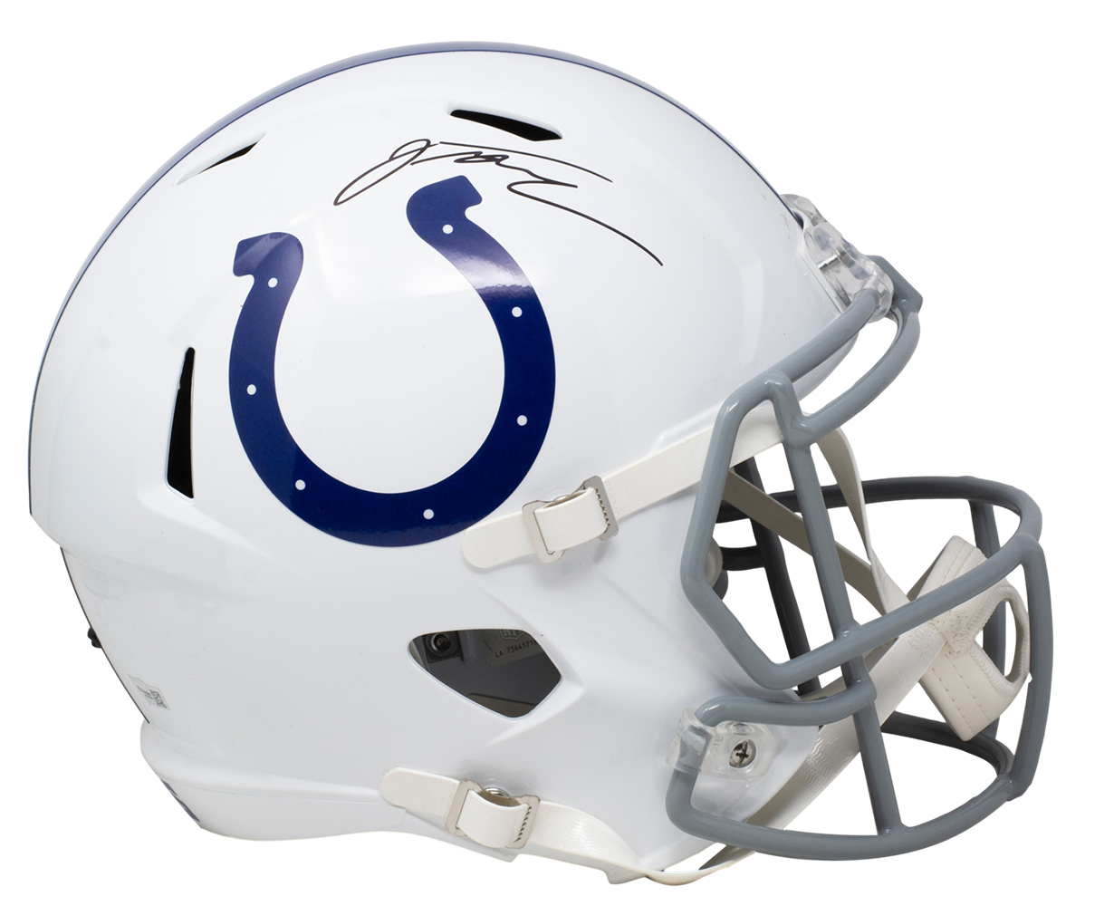 Jonathan Taylor Signed Colts Full-Size Speed Helmet (Fanatics Hologram) at PristineAuction.com Jonathan Taylor Signed Colts Full-Size Speed Helmet (Fanatics Hologram) at PristineAuction.com