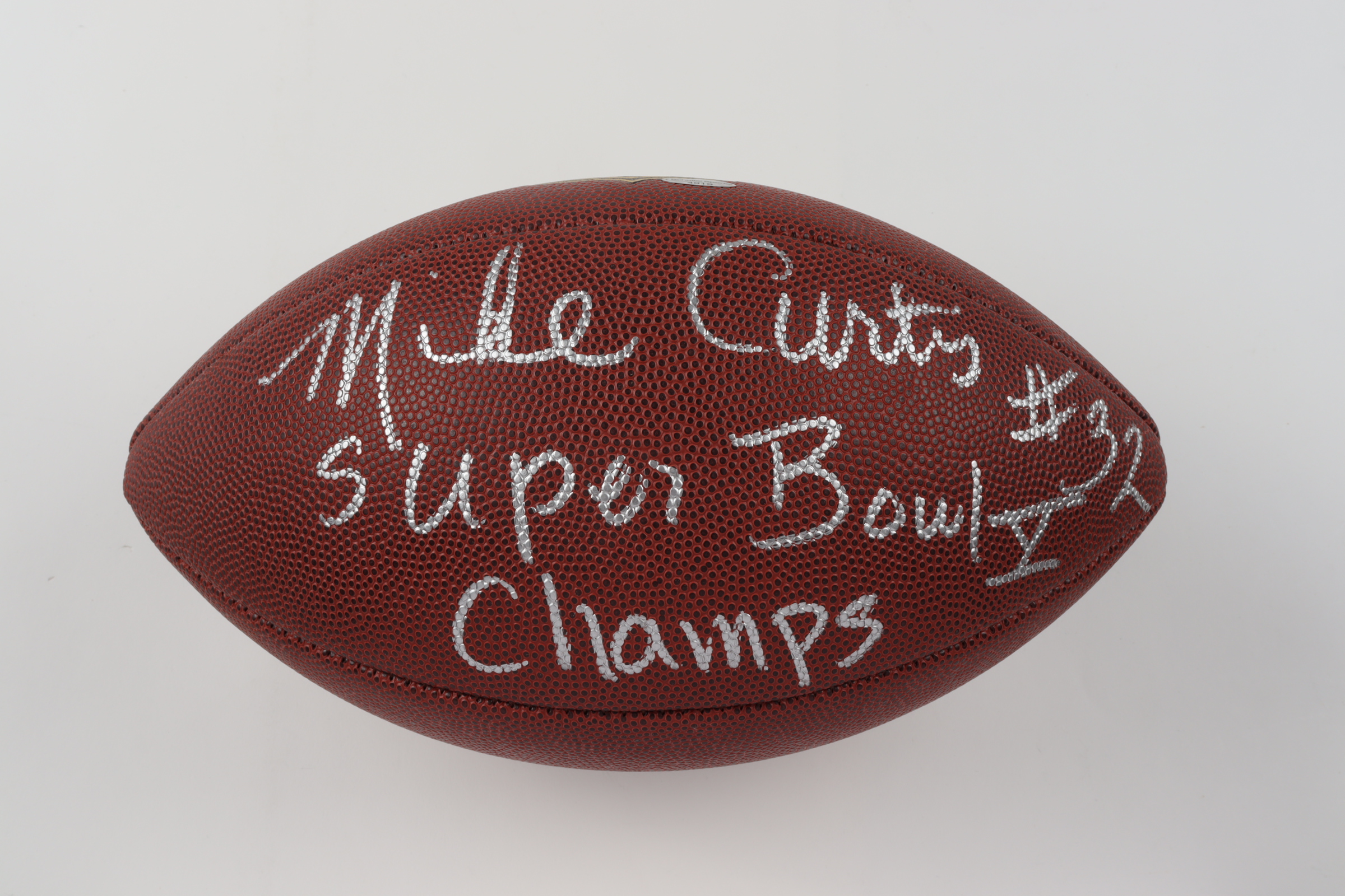 Mike Curtis Signed NFL Football Inscribed "Super Bowl V Champs" (Schulte Sports Hologram) at PristineAuction.com Mike Curtis Signed NFL Football Inscribed "Super Bowl V Champs" (Schulte Sports Hologram) at PristineAuction.com