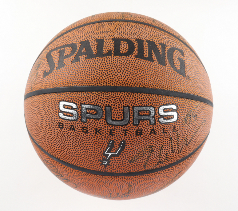 2006-07 Spurs Basketball Team-Signed by (13) with Tim Duncan, Manu Ginobili, Tony Parker, Michael Finley (Beckett LOA) at PristineAuction.com 2006-07 Spurs Basketball Team-Signed by (13) with Tim Duncan, Manu Ginobili, Tony Parker, Michael Finley (Beckett LOA) at PristineAuction.com
