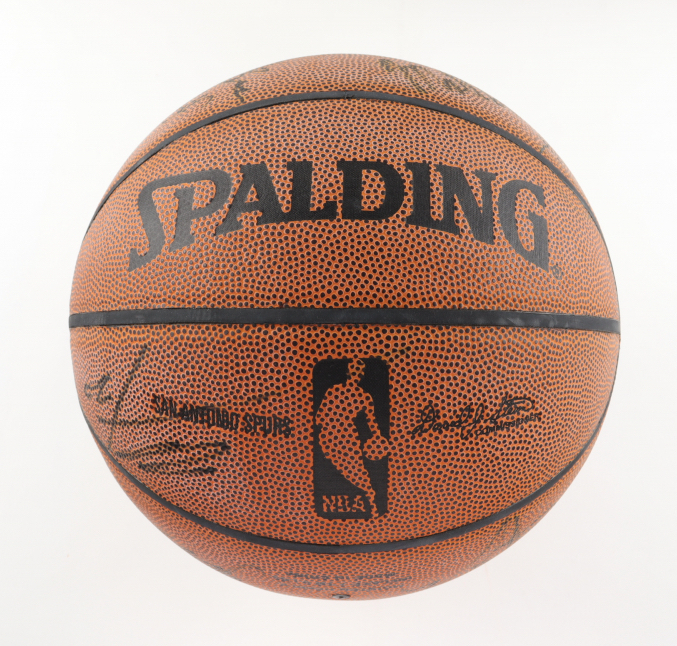 2006-07 Spurs Basketball Team-Signed by (13) with Tim Duncan, Manu Ginobili, Tony Parker, Michael Finley (Beckett LOA) at PristineAuction.com 2006-07 Spurs Basketball Team-Signed by (13) with Tim Duncan, Manu Ginobili, Tony Parker, Michael Finley (Beckett LOA) at PristineAuction.com