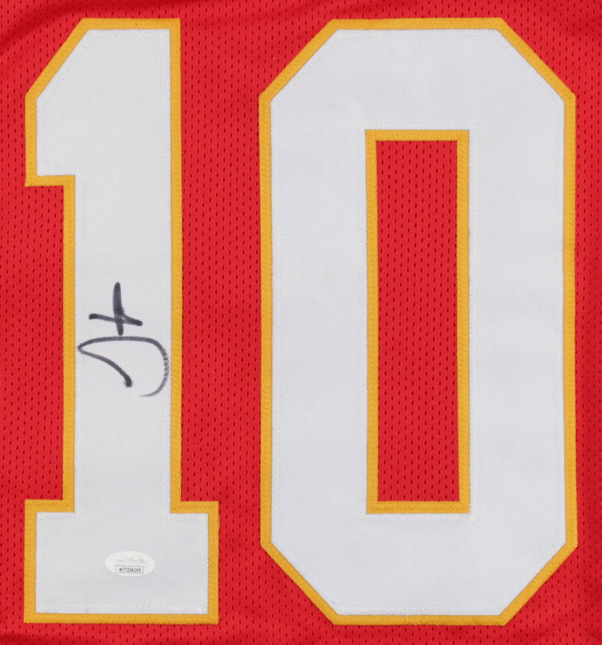 Tyreek Hill Signed Jersey (JSA COA) at PristineAuction.com Tyreek Hill Signed Jersey (JSA COA) at PristineAuction.com