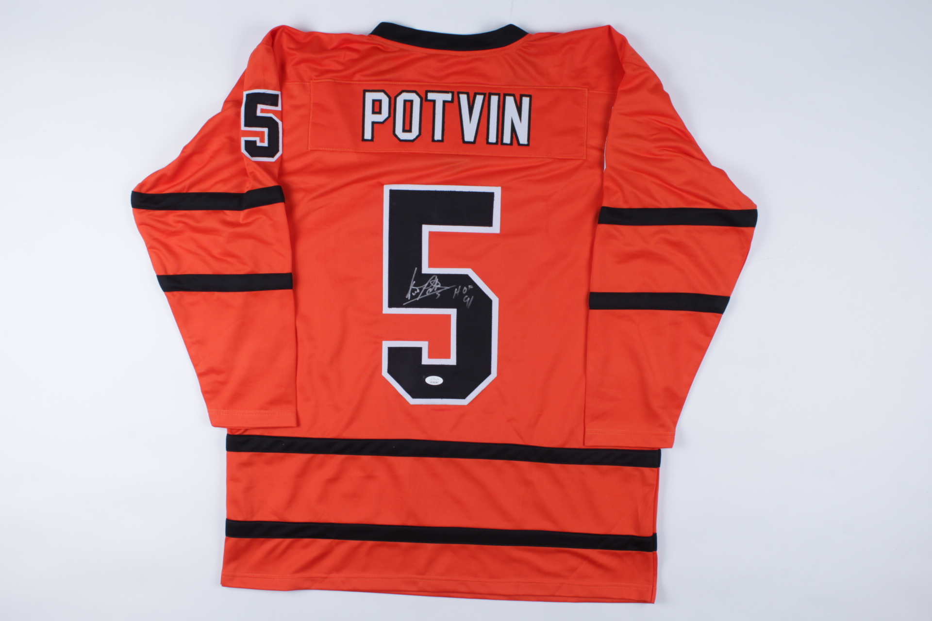 Denis Potvin Signed Jersey Inscribed "HOF 91" (JSA COA) at PristineAuction.com Denis Potvin Signed Jersey Inscribed "HOF 91" (JSA COA) at PristineAuction.com