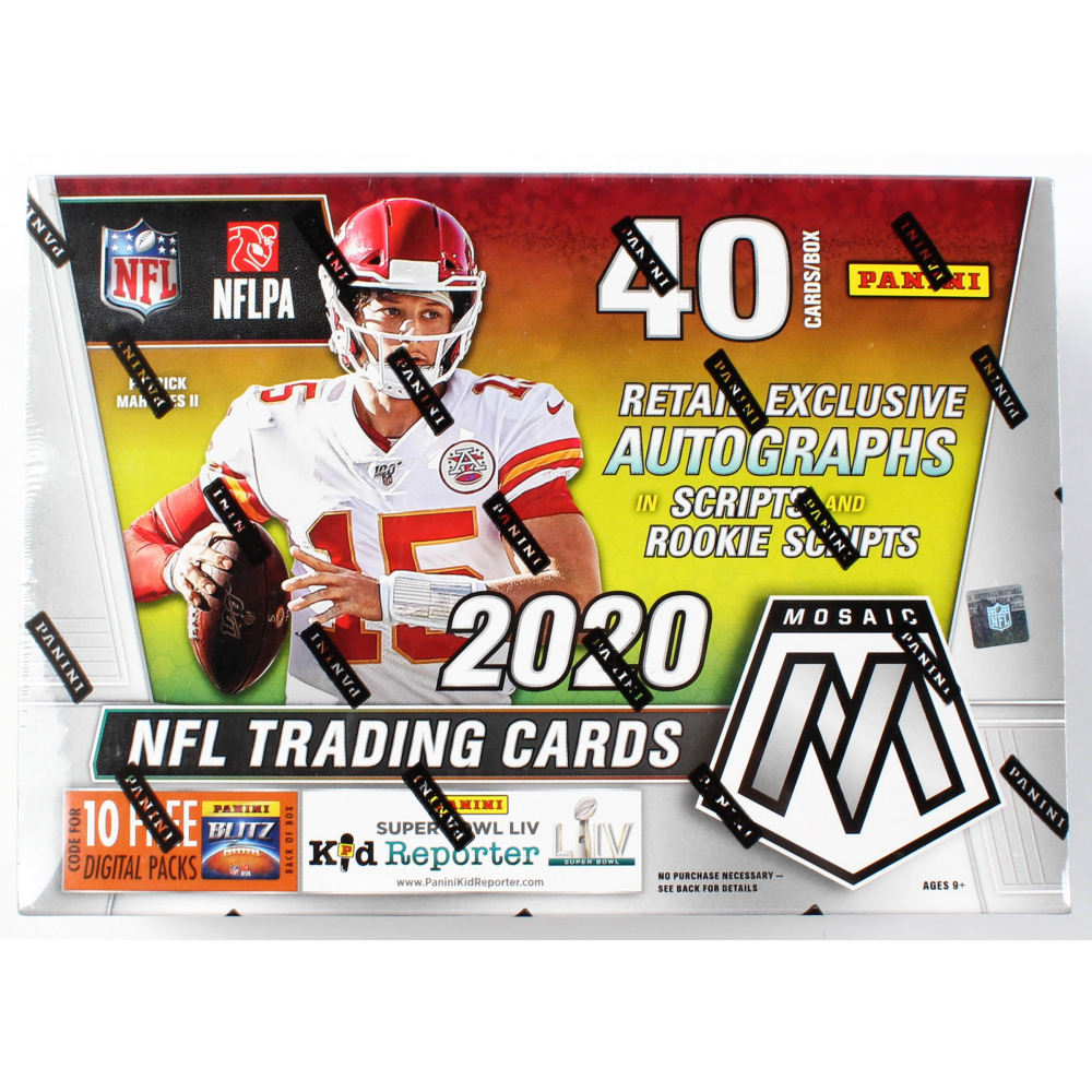 2020 Panini Mosaic Football 10-Pack Mega Box | Pristine Auction