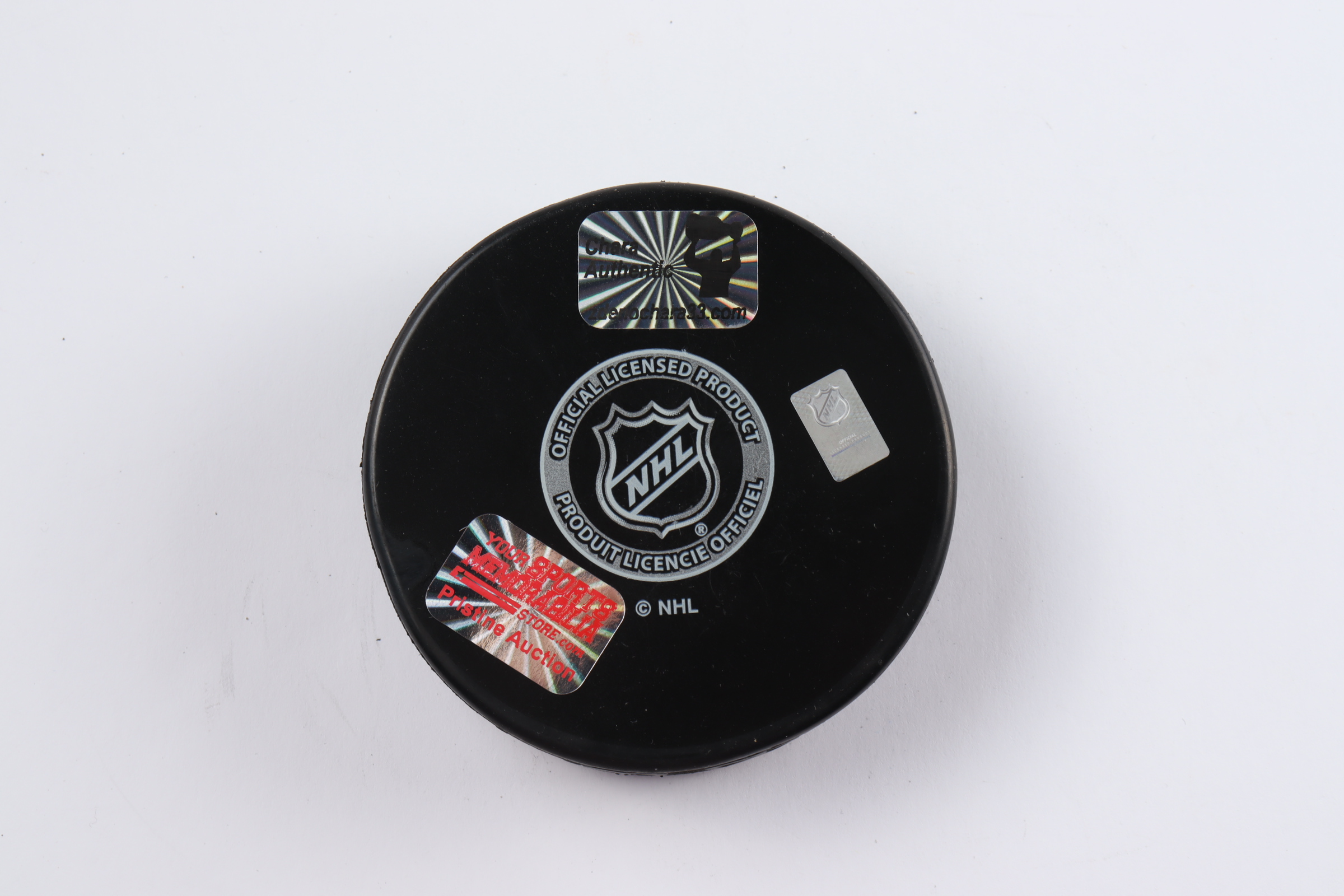 Zdeno Chara Signed Capitals Logo Hockey Puck Inscribed "Big Zee" (YSMS COA & Chara Hologram) at PristineAuction.com Zdeno Chara Signed Capitals Logo Hockey Puck Inscribed "Big Zee" (YSMS COA & Chara Hologram) at PristineAuction.com