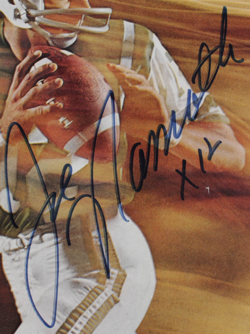 Joe Namath Signed 1966 Sports Illustrated Magazine Inscribed "x12" (JSA COA) at PristineAuction.com Joe Namath Signed 1966 Sports Illustrated Magazine Inscribed "x12" (JSA COA) at PristineAuction.com