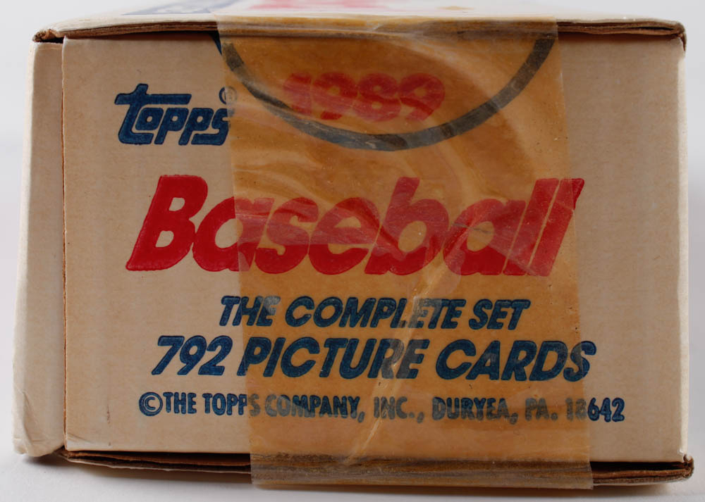 1989 Topps Complete Set of (792) Baseball Cards with 647 Randy Johnson RC (See Description