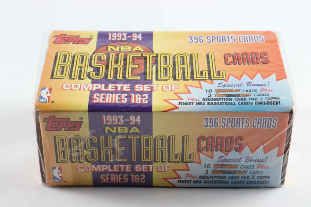 Complete Set Of 396 1993 94 Topps Basketball Cards Pristine Auction
