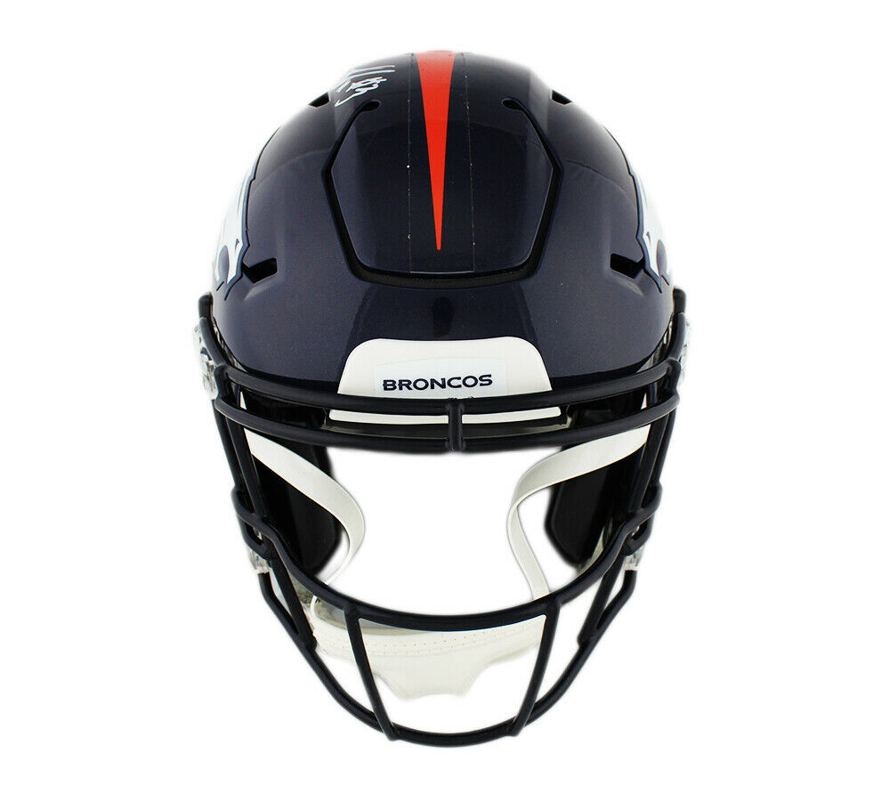 Drew Lock Signed Broncos Full-Size Authentic On-Field SpeedFlex Helmet (Radtke COA) at PristineAuction.com Drew Lock Signed Broncos Full-Size Authentic On-Field SpeedFlex Helmet (Radtke COA) at PristineAuction.com