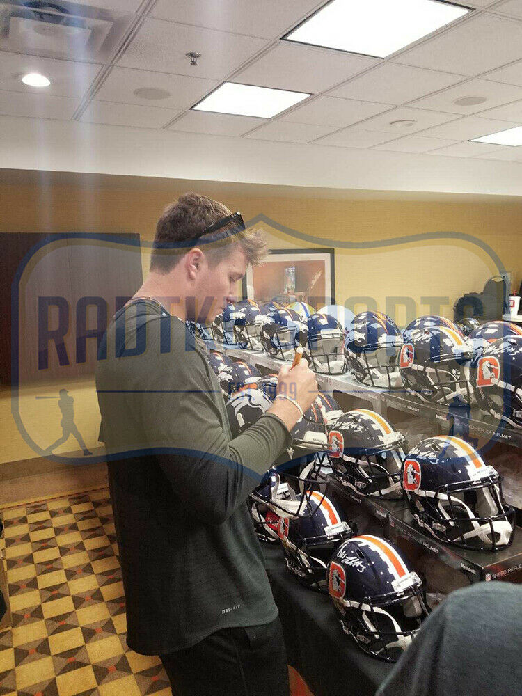 Drew Lock Signed Broncos Full-Size Authentic On-Field SpeedFlex Helmet (Radtke COA) at PristineAuction.com Drew Lock Signed Broncos Full-Size Authentic On-Field SpeedFlex Helmet (Radtke COA) at PristineAuction.com