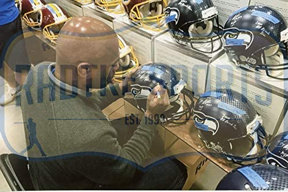 Shaun Alexander Signed Seahawks FullSize Authentic OnField Speed