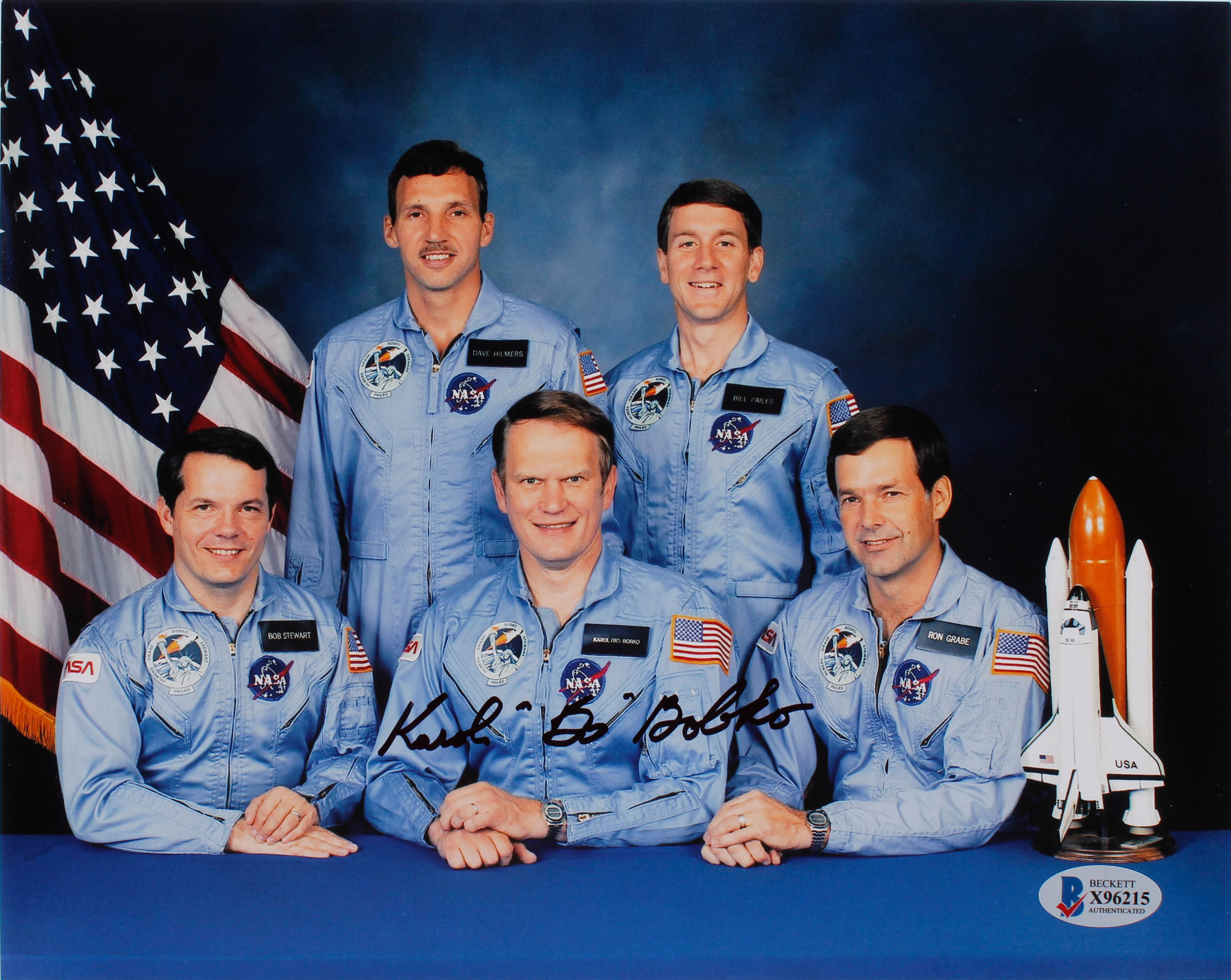 Karol J. "Bo" Bobko Signed 8x10 Photo (Beckett COA) at PristineAuction.com Karol J. "Bo" Bobko Signed 8x10 Photo (Beckett COA) at PristineAuction.com