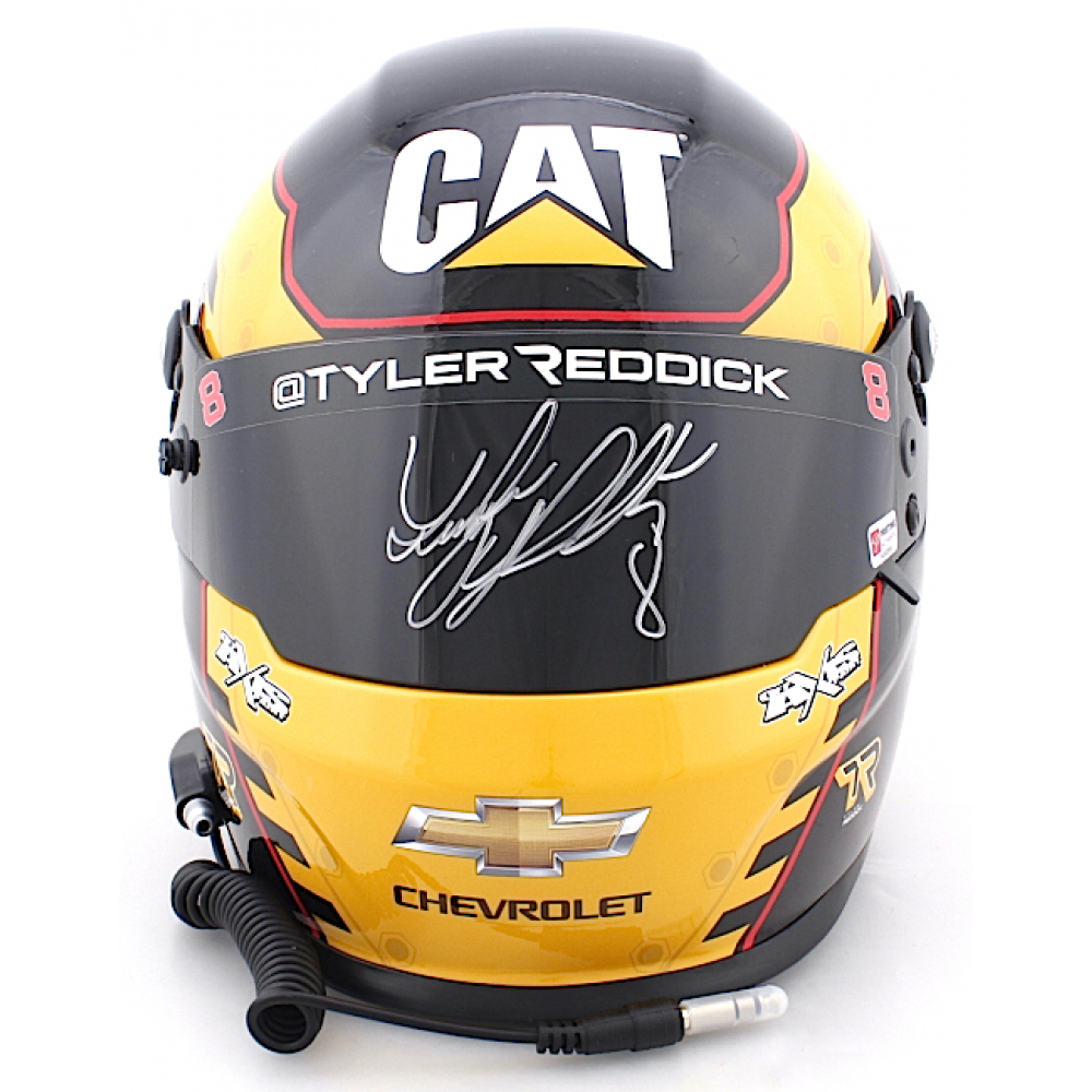Tyler Reddick Signed NASCAR CAT FullSize Helmet (PA COA) Pristine