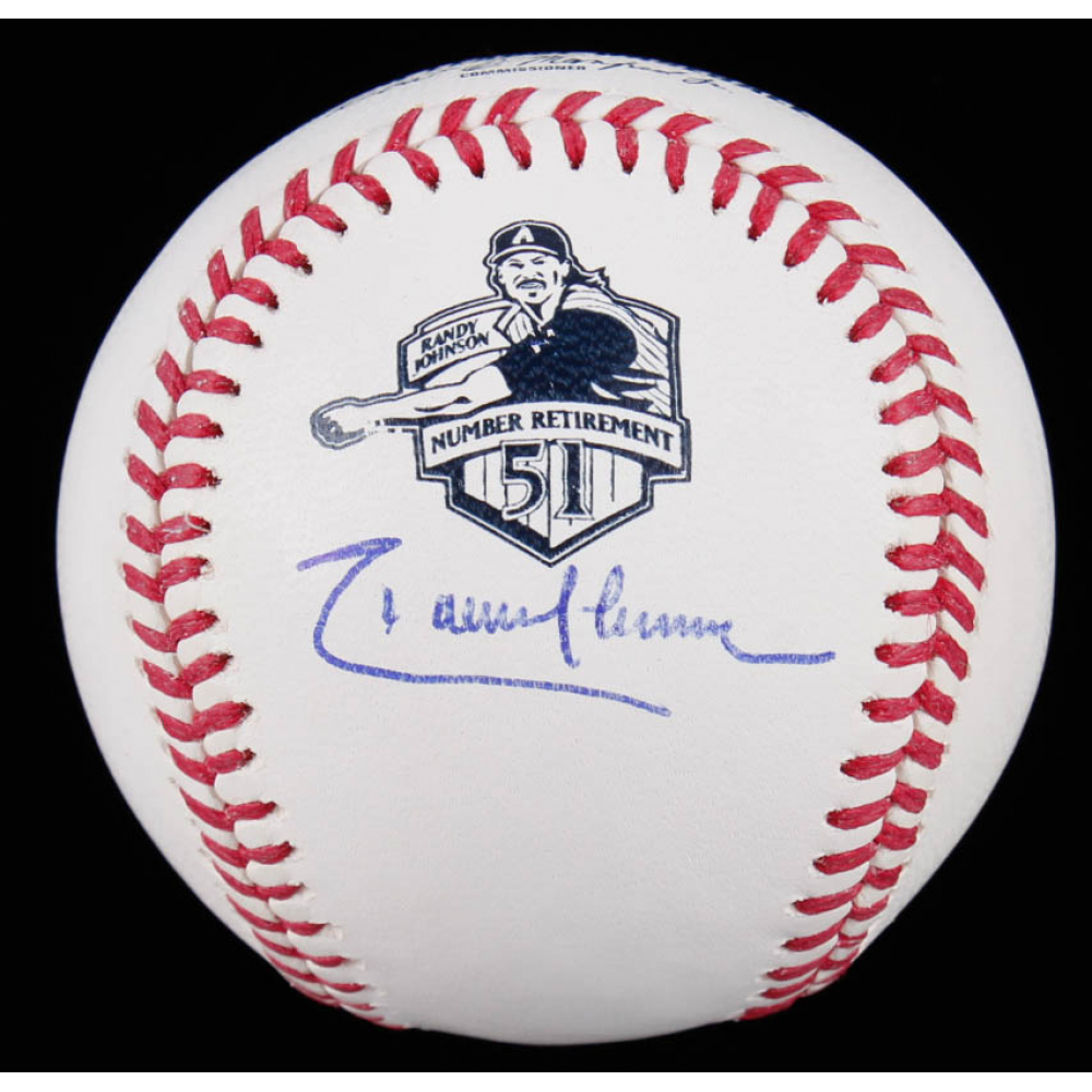 Randy Johnson Signed OML Retirement Baseball (JSA COA) Pristine Auction