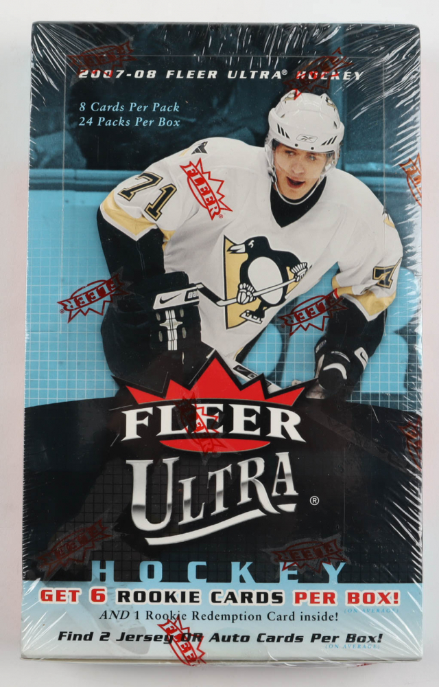 200708 Fleer Ultra Hockey Hobby Box with (24) Packs Pristine Auction