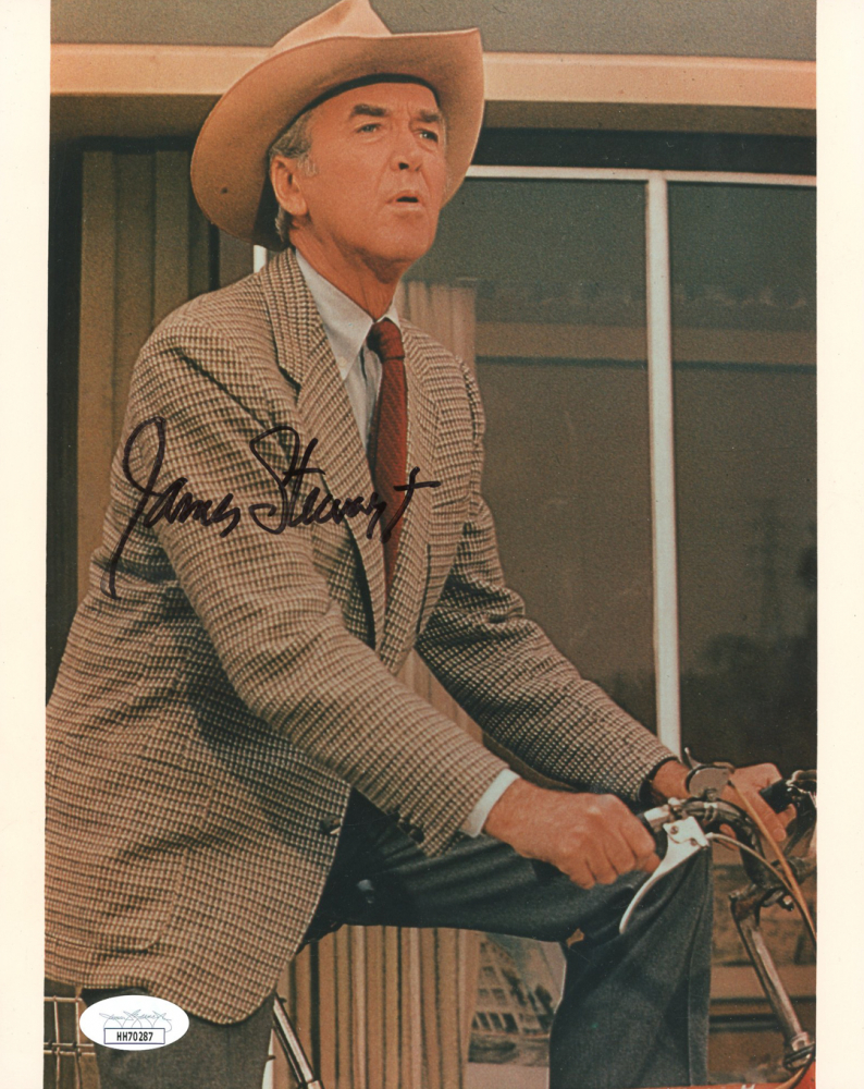 James Stewart Signed 8x10 Photo (JSA COA) Pristine Auction
