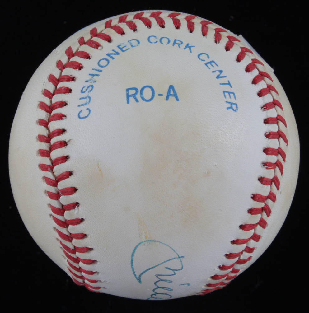 Mickey Mantle Signed OAL Baseball with Yankees 1961 Champions Display Case (PSA Hologram) (See Description) at PristineAuction.com Mickey Mantle Signed OAL Baseball with Yankees 1961 Champions Display Case (PSA Hologram) (See Description) at PristineAuction.com