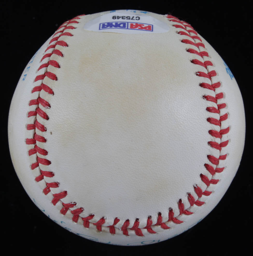 Mickey Mantle Signed OAL Baseball with Yankees 1961 Champions Display Case (PSA Hologram) (See Description) at PristineAuction.com Mickey Mantle Signed OAL Baseball with Yankees 1961 Champions Display Case (PSA Hologram) (See Description) at PristineAuction.com