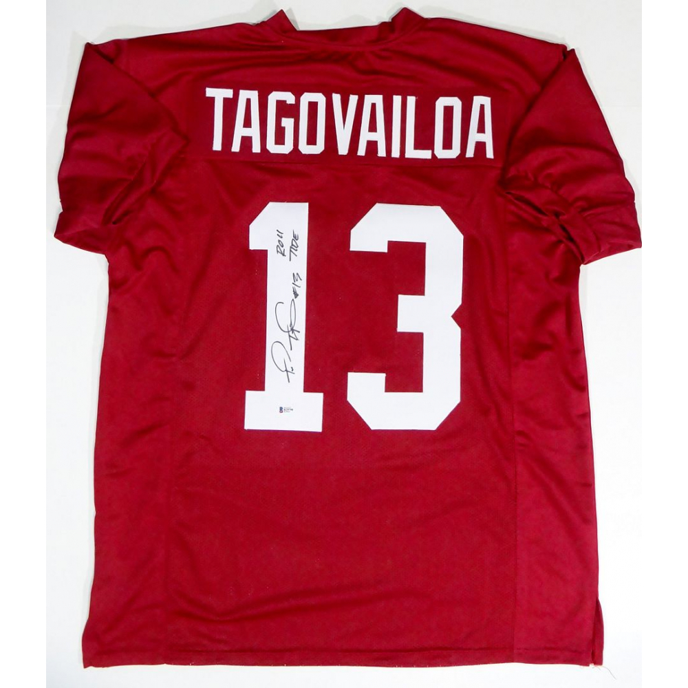 Tua Tagovailoa Signed Jersey Inscribed 