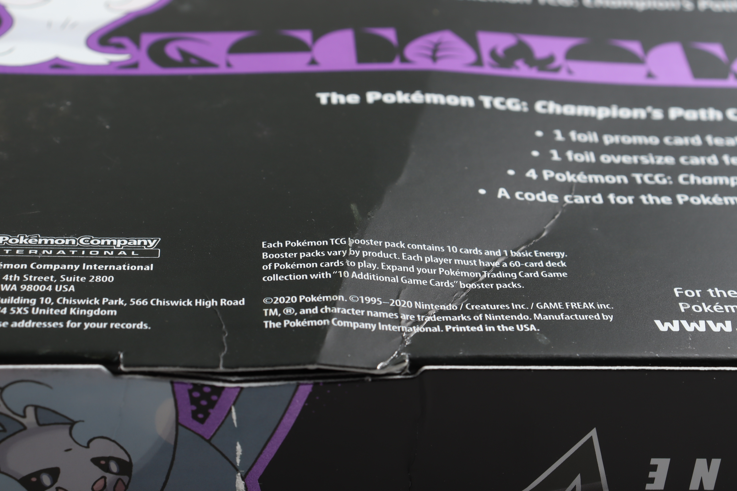 Pokemon Champion's Path Hatterene V Collection Box (See Description) at PristineAuction.com Pokemon Champion's Path Hatterene V Collection Box (See Description) at PristineAuction.com