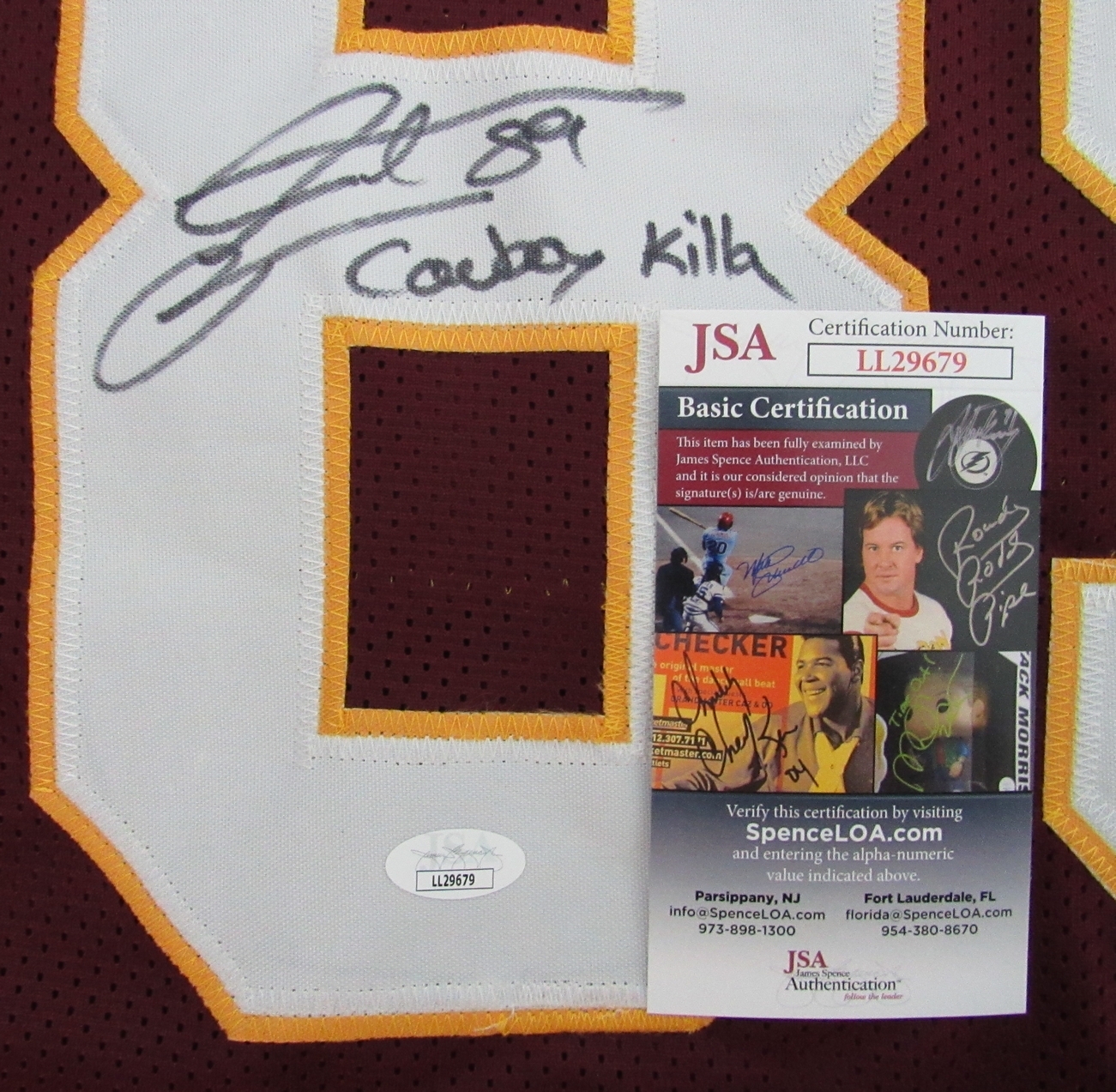 Santana Moss Signed Jersey Inscribed "Cowboy Killa" (JSA COA) at PristineAuction.com Santana Moss Signed Jersey Inscribed "Cowboy Killa" (JSA COA) at PristineAuction.com