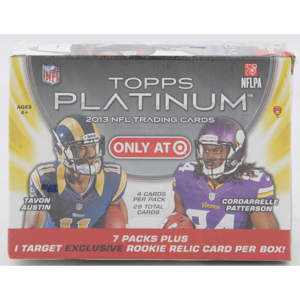 2013 Topps Platinum Football Blaster Box with (7) Packs | Pristine Auction