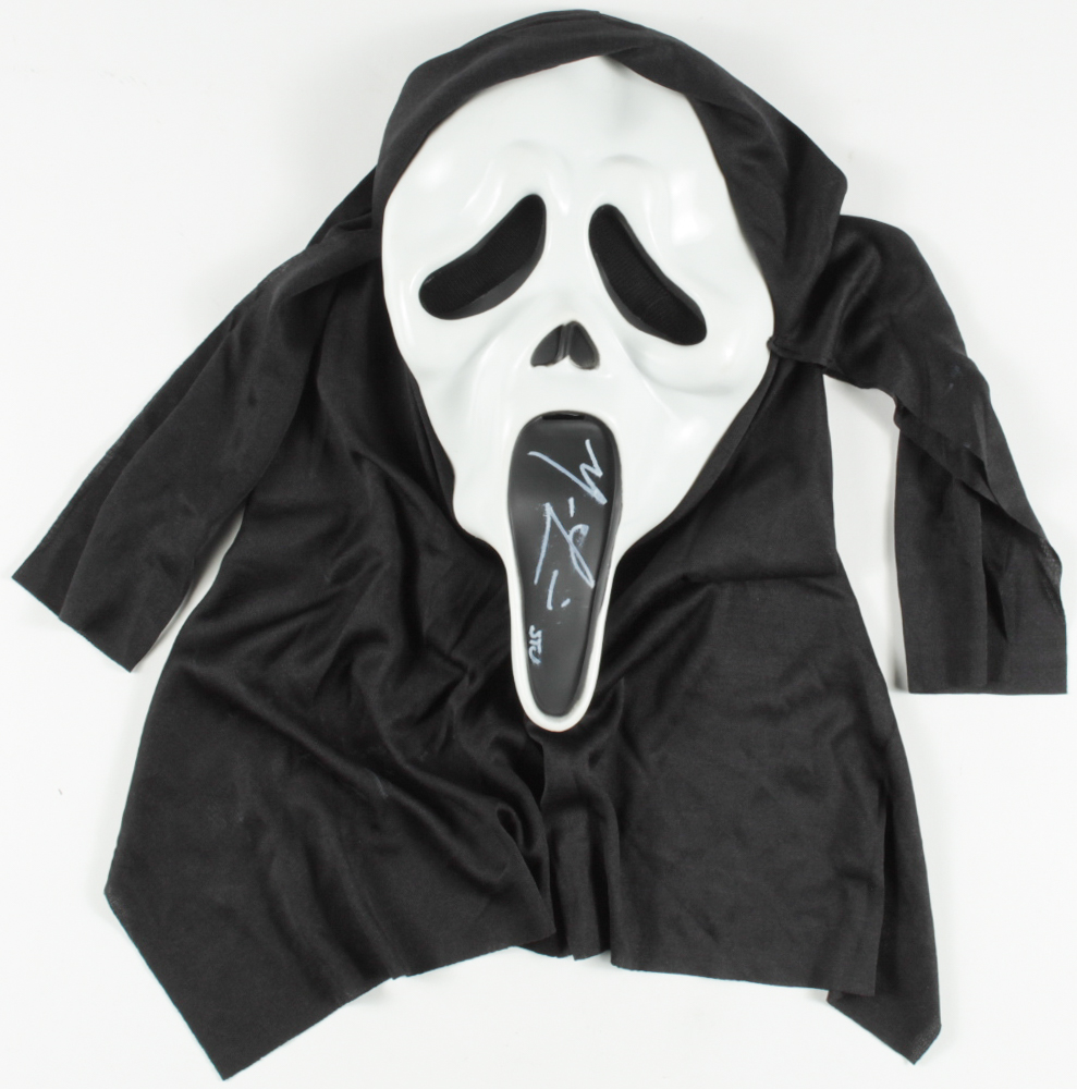 Matthew Lillard Signed "Scream" Ghostface Mask Inscribed "Stu" (JSA COA) at PristineAuction.com Matthew Lillard Signed "Scream" Ghostface Mask Inscribed "Stu" (JSA COA) at PristineAuction.com