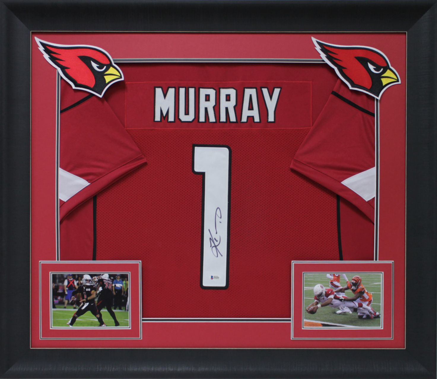 Kyler Murray Signed Custom Framed Jersey Display (Beckett) at PristineAuction.com Kyler Murray Signed Custom Framed Jersey Display (Beckett) at PristineAuction.com