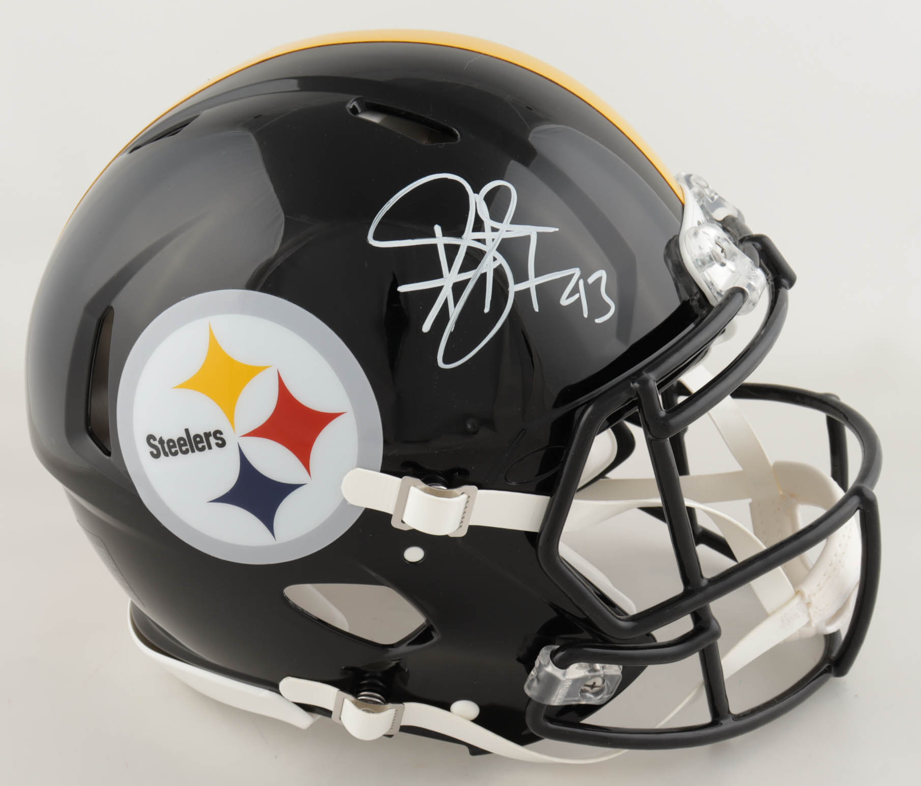 Troy Polamalu Signed Steelers Full-Size Authentic On-Field Speed Helmet (Beckett COA) at PristineAuction.com Troy Polamalu Signed Steelers Full-Size Authentic On-Field Speed Helmet (Beckett COA) at PristineAuction.com