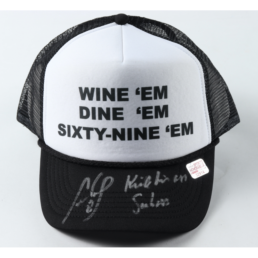 Cam Neely Signed "Dumb and Dumber" Trucker Hat Inscribed "Kick His A** Sea Bass" (Neely COA
