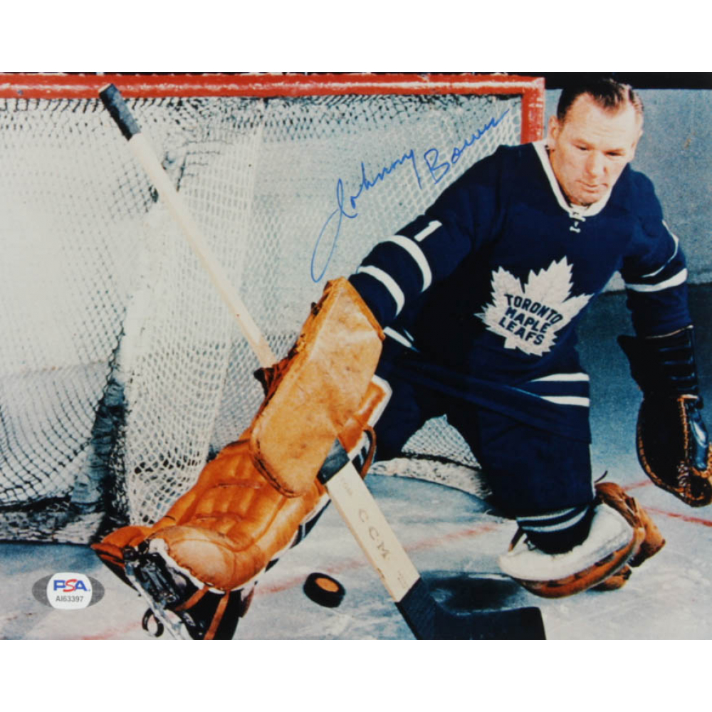 Johnny Bower Signed Toronto Maple Leafs The Gardens 8X10 Photo main image 0