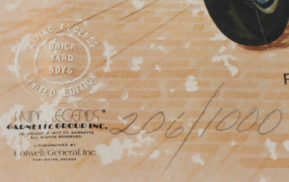 Pete DePaolo Signed LE 1925 Indianapolis 500 16x20 Custom Framed Print Display (JSA LOA) (See Description) at PristineAuction.com Pete DePaolo Signed LE 1925 Indianapolis 500 16x20 Custom Framed Print Display (JSA LOA) (See Description) at PristineAuction.com