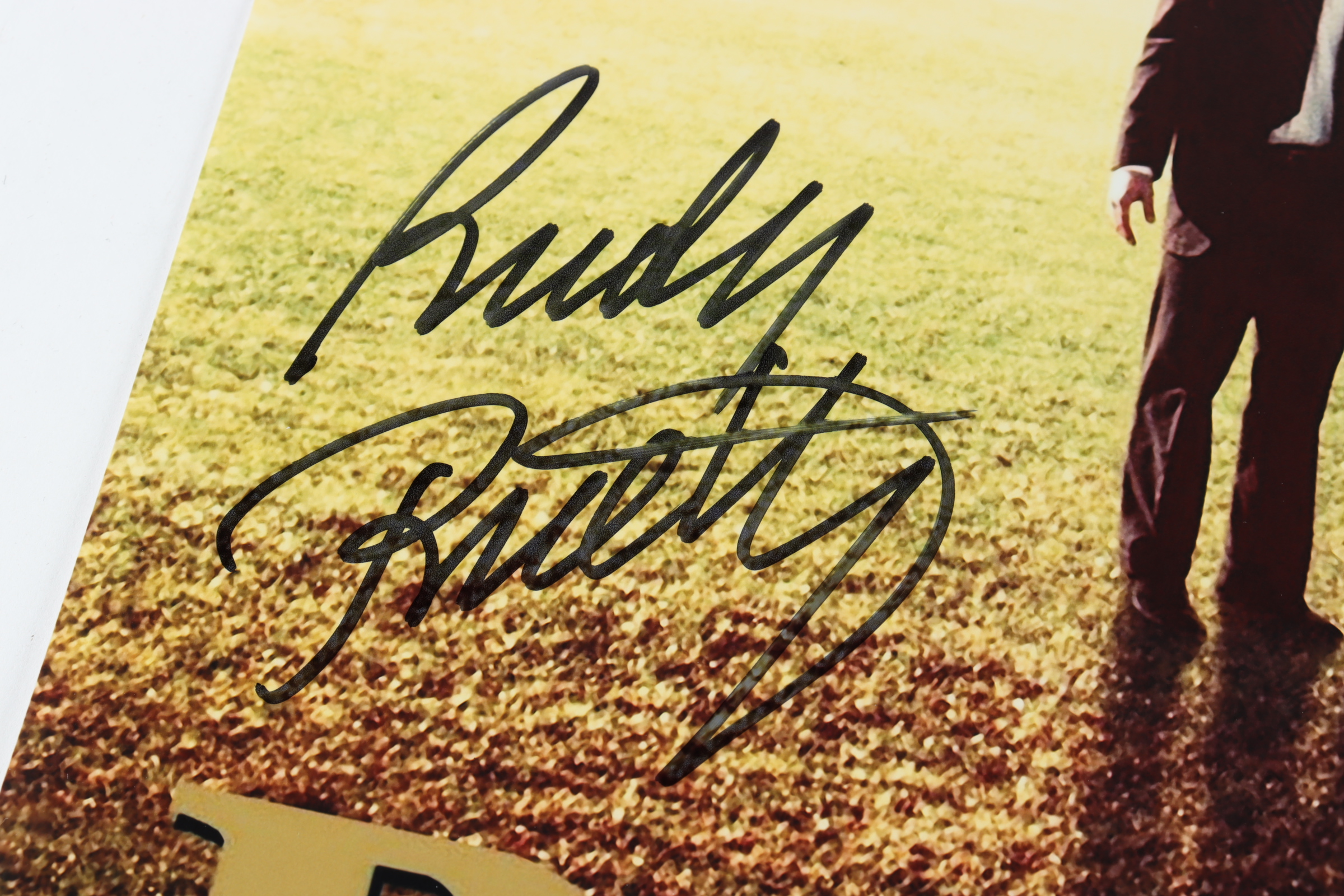 Rudy Ruettiger Signed "Rudy" 11x17 Photo (Playball Ink Hologram) at PristineAuction.com Rudy Ruettiger Signed "Rudy" 11x17 Photo (Playball Ink Hologram) at PristineAuction.com