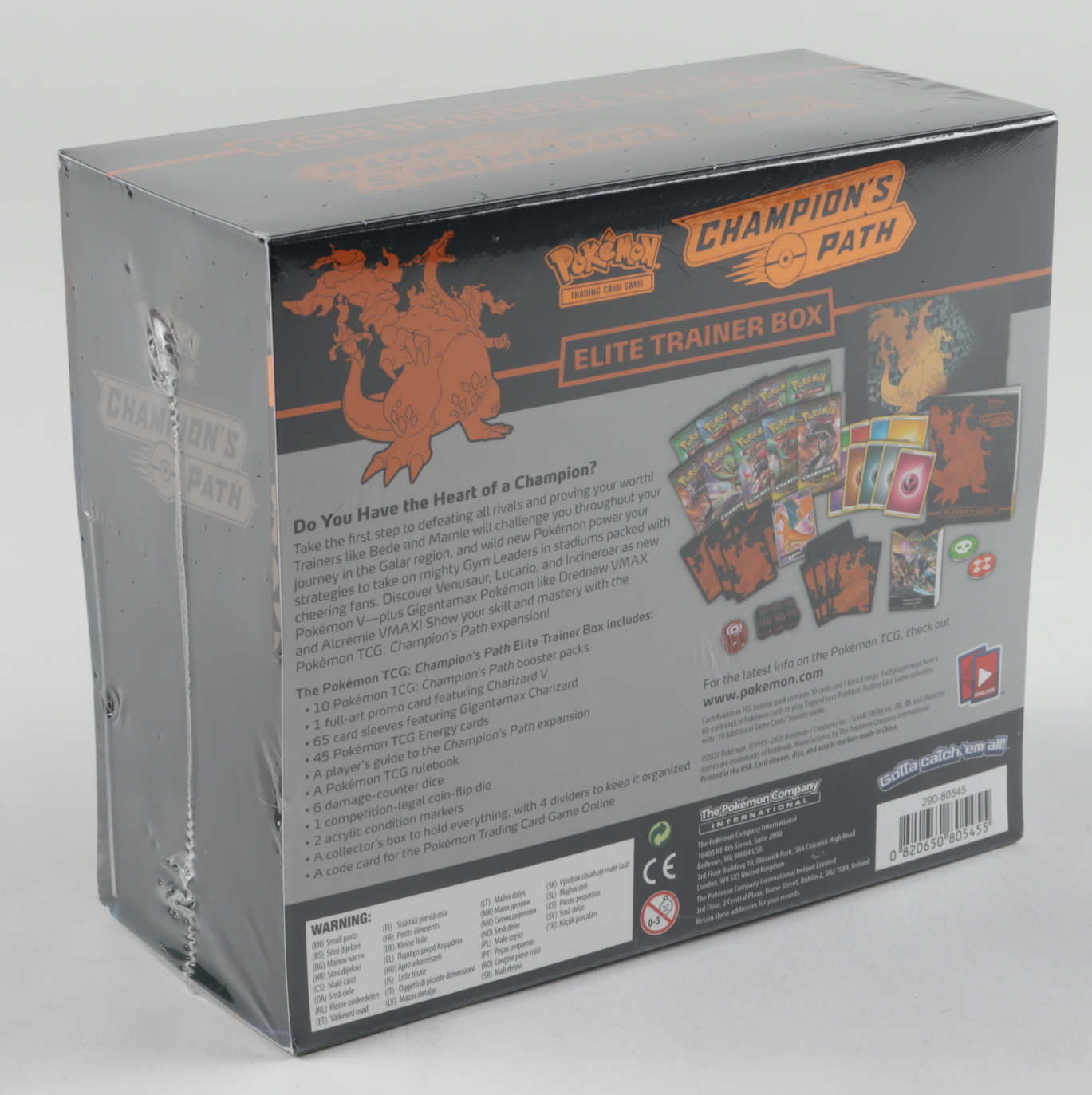 champion's path elite trainer booster box Amazon.com: Pokemon TCG Champion's Path Elite Trainer Booster Box main image 1