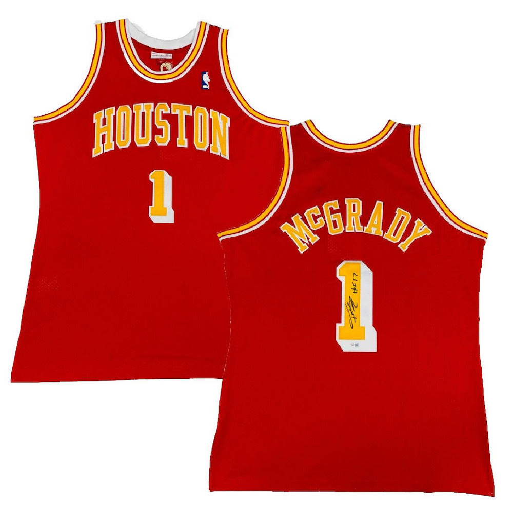 Tracy McGrady Signed Rockets Jersey Inscribed "HOF 17" (Fanatics Hologram) at PristineAuction.com Tracy McGrady Signed Rockets Jersey Inscribed "HOF 17" (Fanatics Hologram) at PristineAuction.com