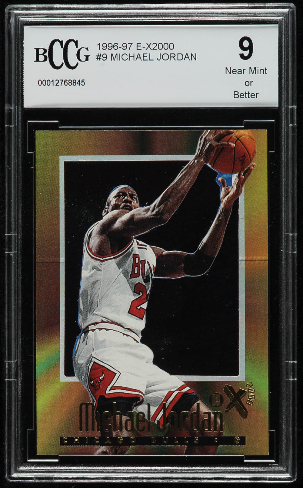Michael Jordan 1996-97 E-X2000 #9 (BCCG 9) at PristineAuction.com Michael Jordan 1996-97 E-X2000 #9 (BCCG 9) at PristineAuction.com