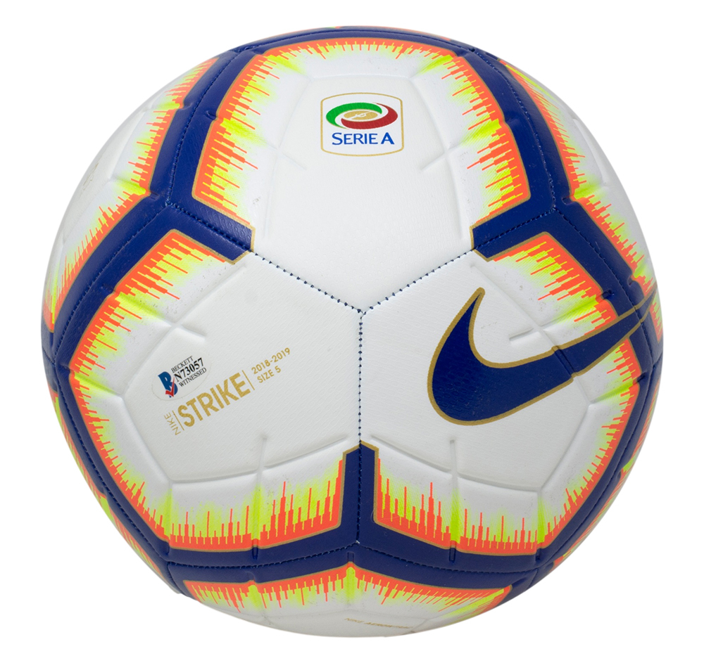 Cristiano Ronaldo Signed Nike Soccer Ball (Fanatics Hologram & Beckett Hologram) at PristineAuction.com Cristiano Ronaldo Signed Nike Soccer Ball (Fanatics Hologram & Beckett Hologram) at PristineAuction.com